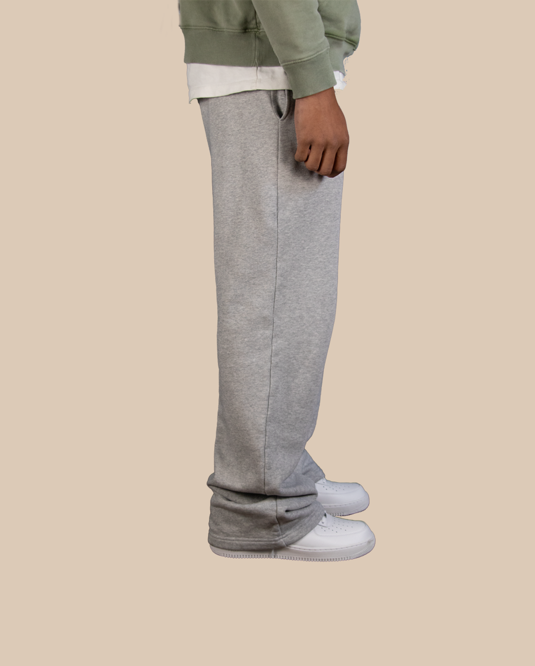 Openleg Jogger Heather Grey